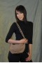 Knitted bag with stretcher